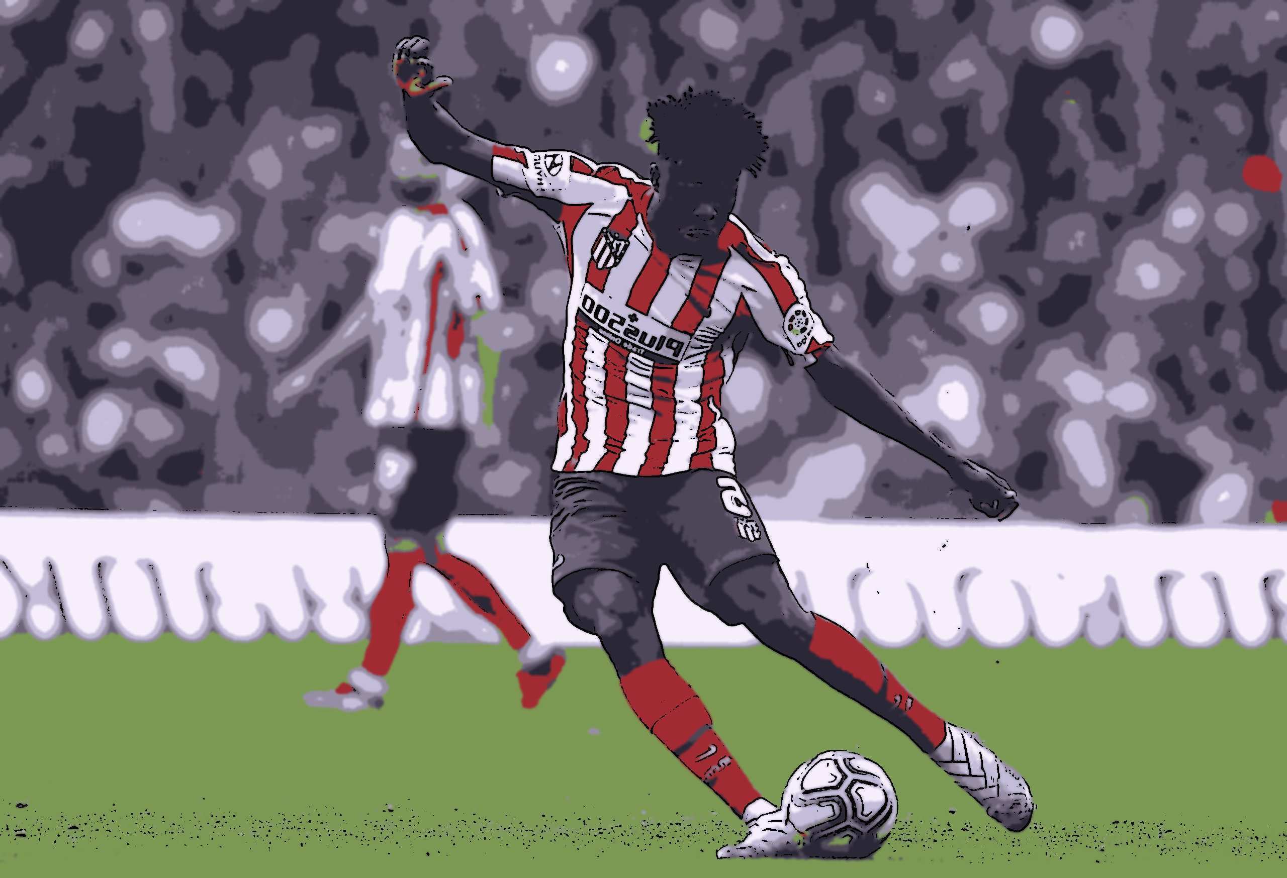 Saliendo de la estrella del Arsenal Thomas...
